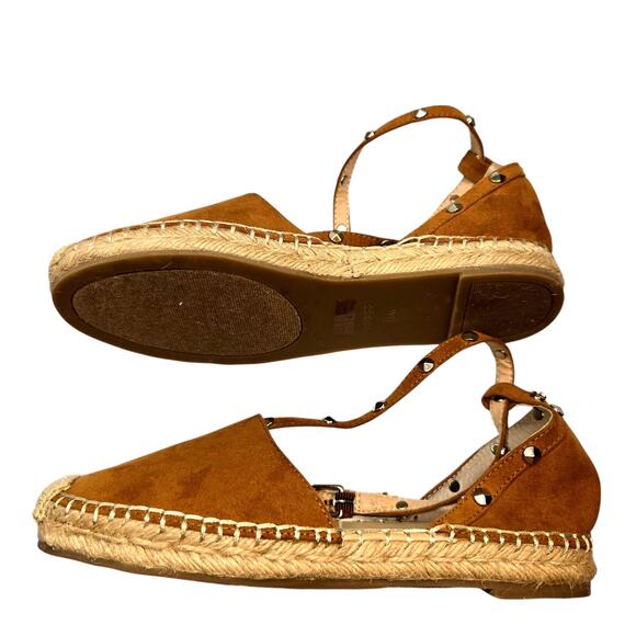 GUESS 6 M Women's Brown Faux Leather Sandal Shoe Flat Medium Width - Picture 4 of 7